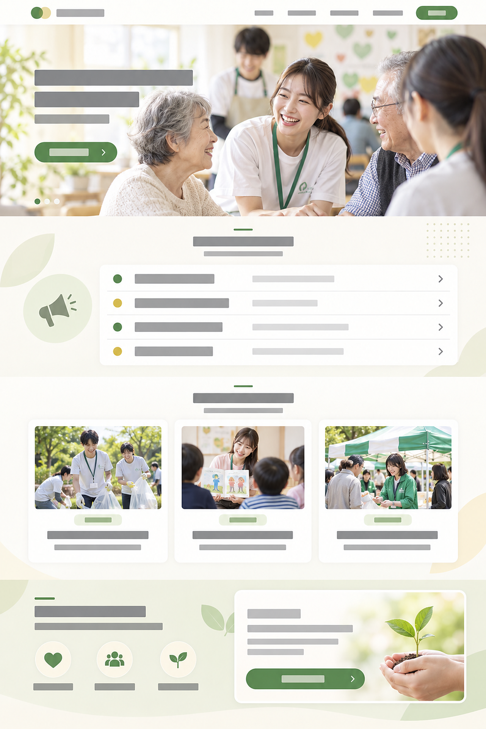 따뜻한 인상의 협회·단체 디자인 미리보기